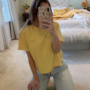 Yellow honey tee